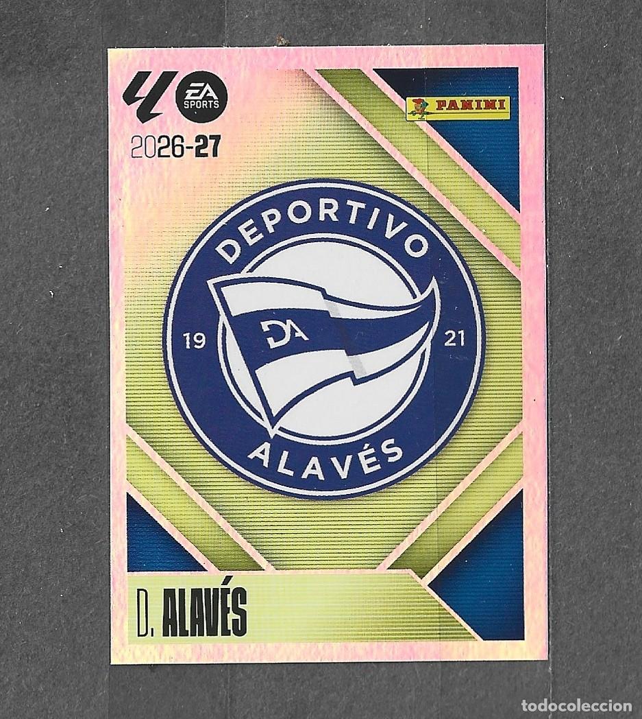 Cromos de f&uacute;tbol: Liga este 26/27 - Escudo - N&deg; 1 - D. Alav&eacute;s