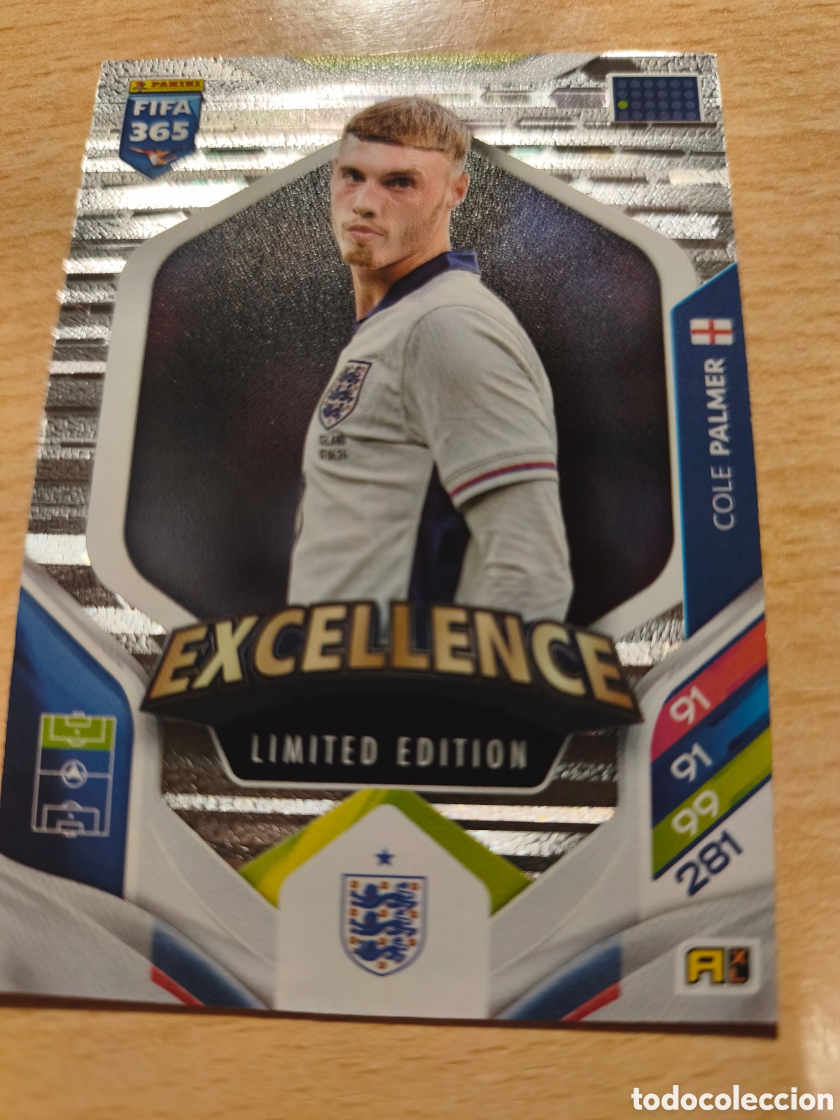 Cromos de f&uacute;tbol: COLE PALMER INGLATERRA ENGLAND EXCELLENCE LIMITED EDITION FIFA 365 2025 2026 PANINI 25 26