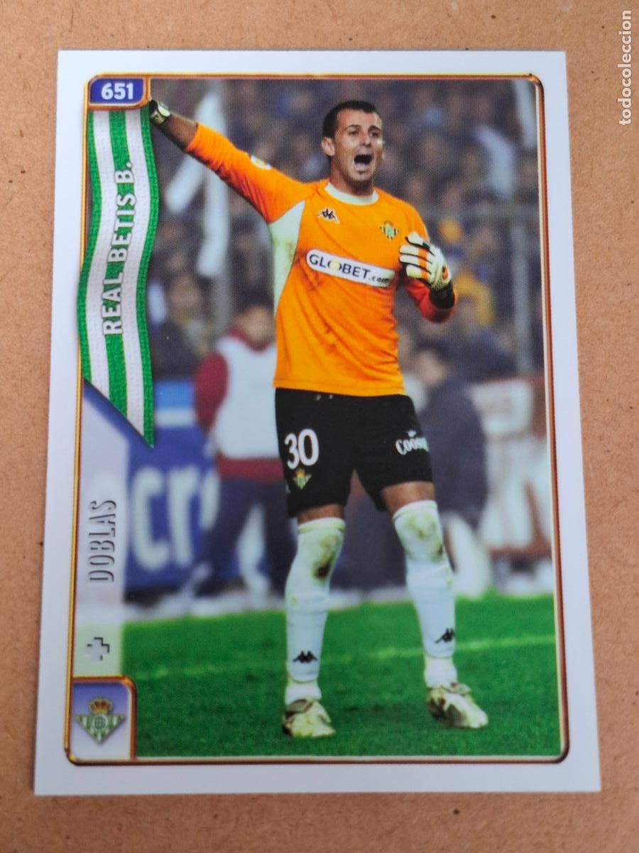 Cromos de f&uacute;tbol: MUNDICROMO 2004 2005 04 05 - 651 DOBLAS ( CORREGIDO ) - REAL BETIS