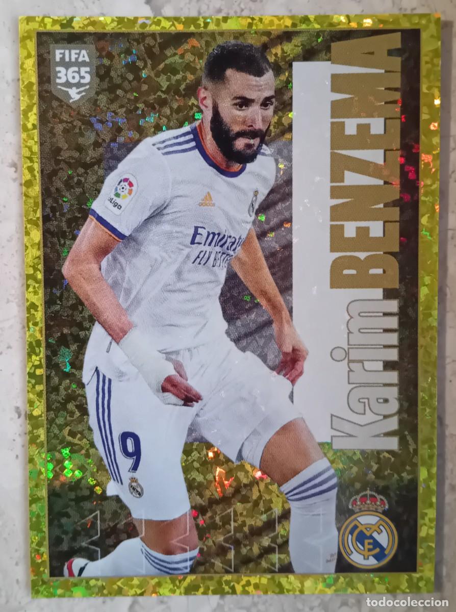 Cromos de f&uacute;tbol: Figurina Panini 2021-22 Cromo Fifa 365 2022 Karim Benzema Real Madrid n 135