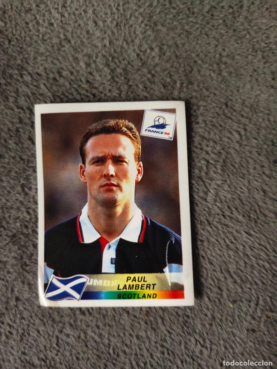 Cromos de f&uacute;tbol: 41 MUNDIAL 1998 PANINI PAUL LAMBERT ESCOCIA - 98 WORLD CUP FRANCIA PANINI FIFA AAY