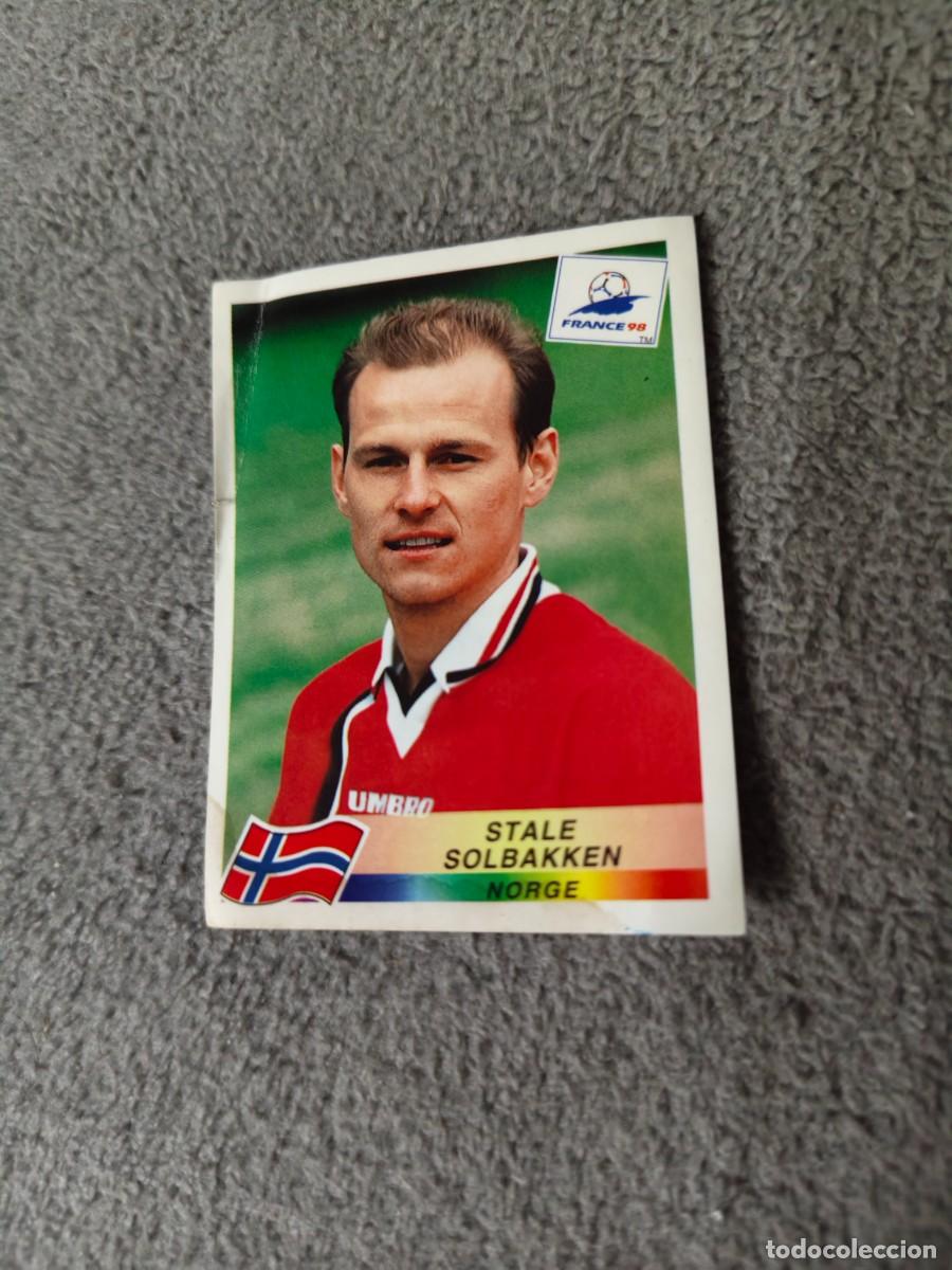 Cromos de f&uacute;tbol: 75 MUNDIAL 1998 PANINI STALE SOLBAKKEN NORUEGA - 98 WORLD CUP FRANCIA PANINI FIFA AAY