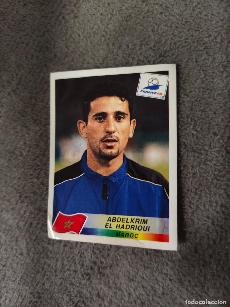Cromos de f&uacute;tbol: 53 MUNDIAL 1998 PANINI ABDELKRIM EL HADRIOUI MARRUECOS - 98 WORLD CUP FRANCIA PANINI FIFA AAY