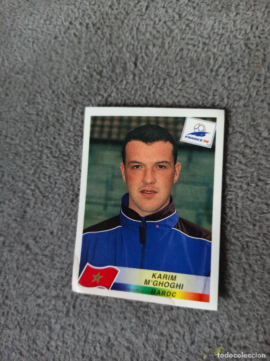 Cromos de f&uacute;tbol: 59 MUNDIAL 1998 PANINI KARIM M&rsquo;GHOGHI MARRUECOS - 98 WORLD CUP FRANCIA PANINI FIFA AAY