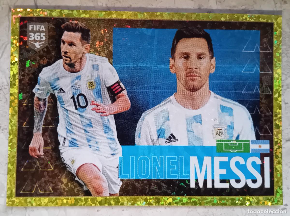 Cromos de f&uacute;tbol: Figurina Panini 2021-22 Cromo Fifa 365 2022 Lionel Messi Argentina n 341