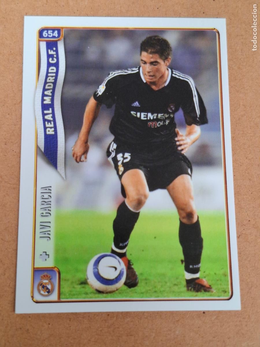Cromos de f&uacute;tbol: MUNDICROMO 2004 2005 04 05 - 654 JAVI GARC&Iacute;A - REAL MADRID