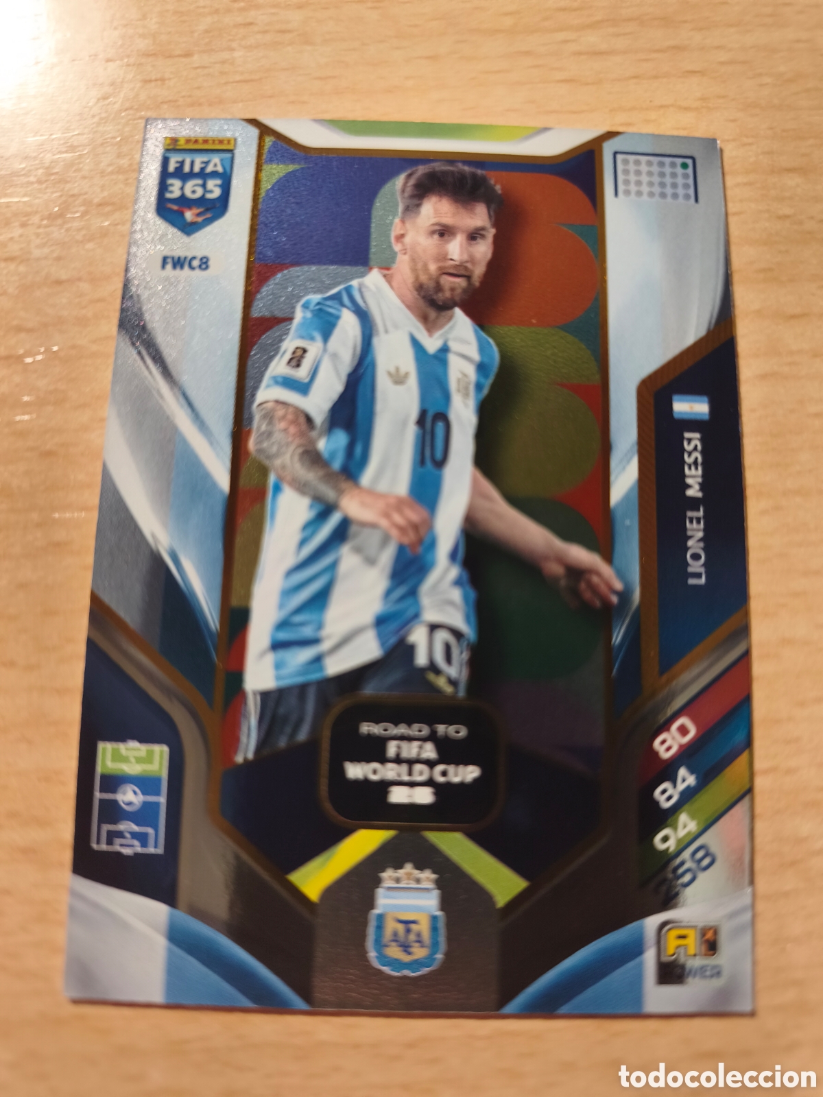 Cromos de Futebol: FWC8 LIONEL MESSI ARGENTINA ROAD TO THE FIFA WORLD CUP 26 PANINI FIFA 365 2025 2026 PANINI 25 26