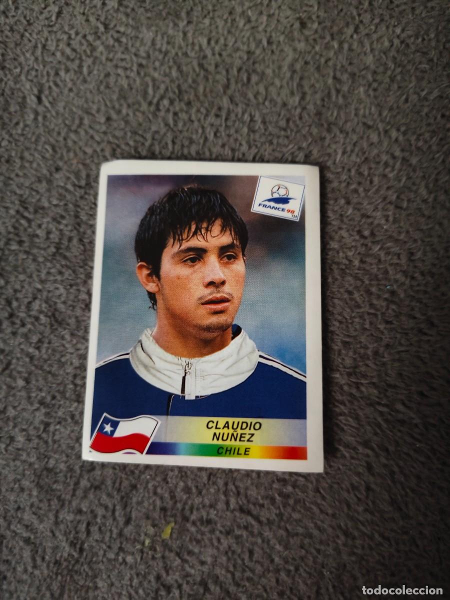 Cromos de f&uacute;tbol: 118 MUNDIAL 1998 PANINI CLAUDIO NUNEZ CHILE - 98 WORLD CUP FRANCIA PANINI FIFA AAY