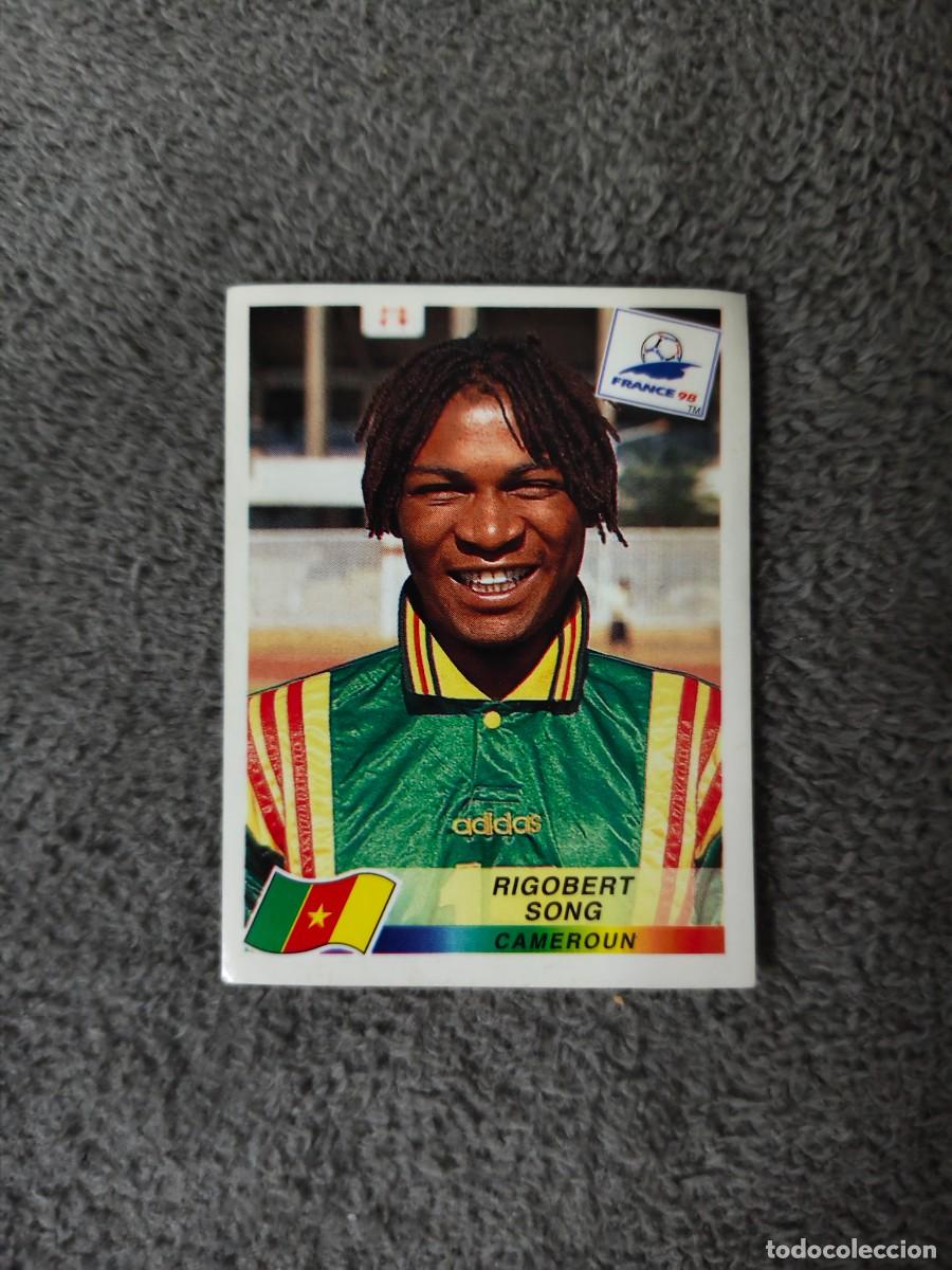 Cromos de Futebol: 123 MUNDIAL 1998 PANINI RIGOBERT SONG CAMERUN - 98 WORLD CUP FRANCIA PANINI FIFA AAY