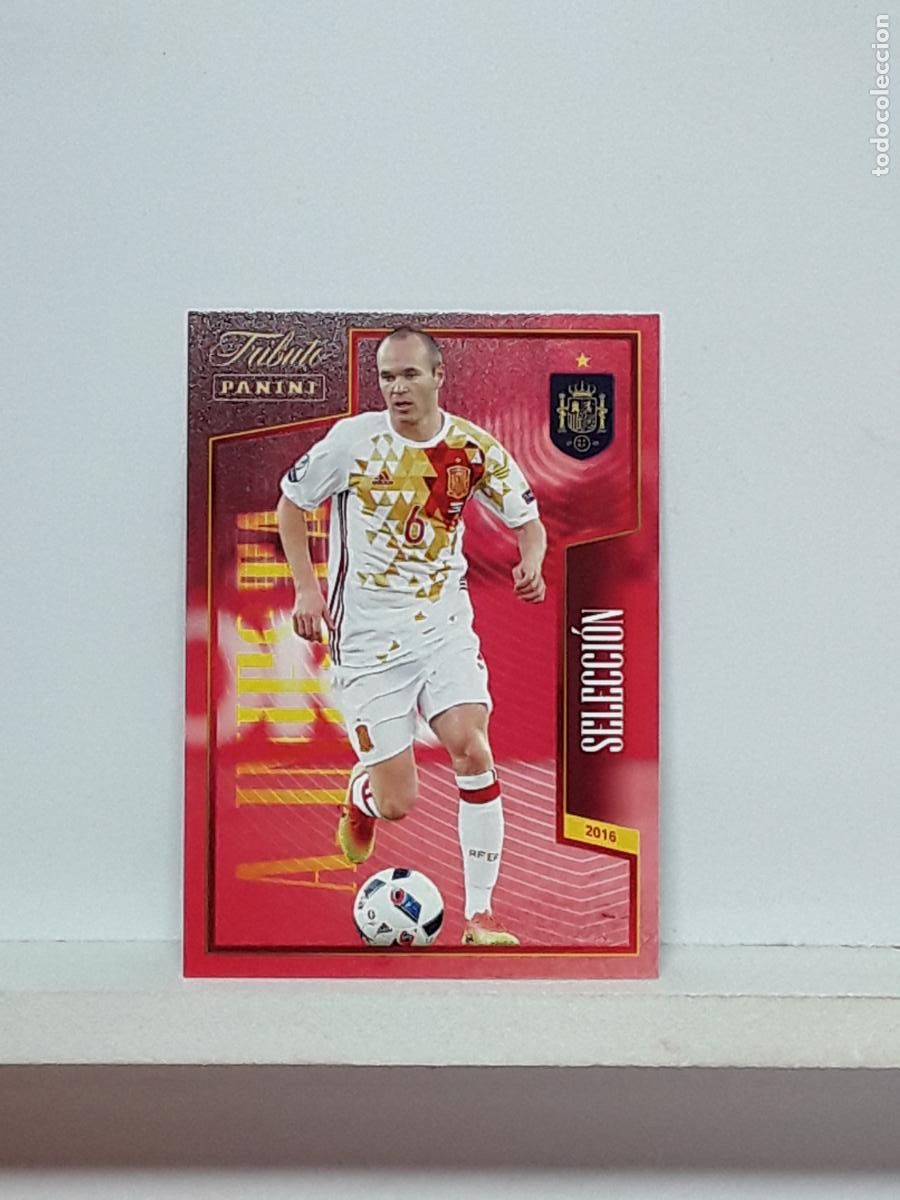 Cromos de Futebol: TRIBUTO ANDRES INIESTA 1993 2024 93 24 ALBUM PANINI LIGA N 21 ESPA&Ntilde;A LA LUZ QUE NO CESA 2016