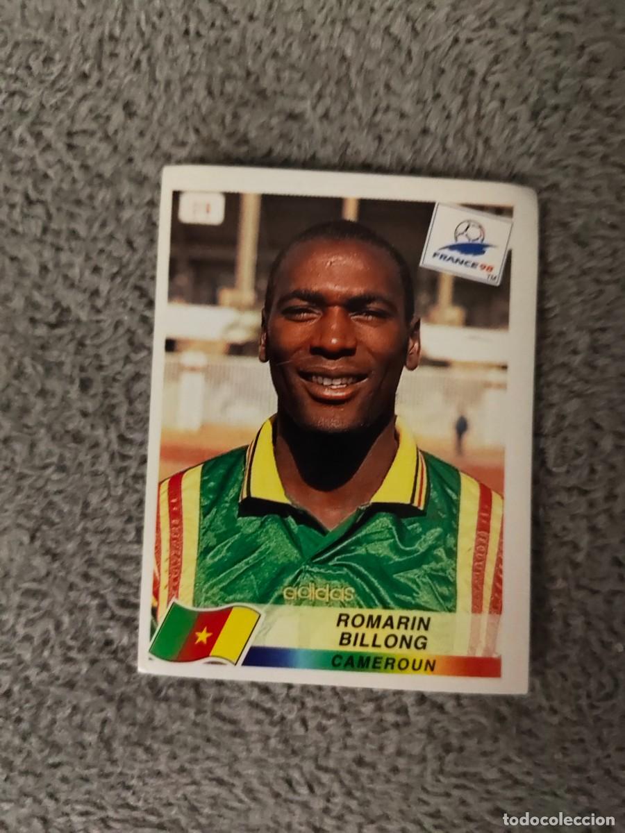 Cromos de Futebol: 128 MUNDIAL 1998 PANINI ROMARIN BILLONG CAMERUN - 98 WORLD CUP FRANCIA PANINI FIFA AAY