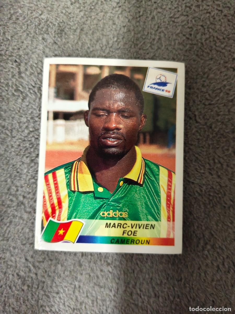 Cromos de Futebol: 129 MUNDIAL 1998 PANINI MARC-VIVIEN FOE CAMERUN - 98 WORLD CUP FRANCIA PANINI FIFA AAY