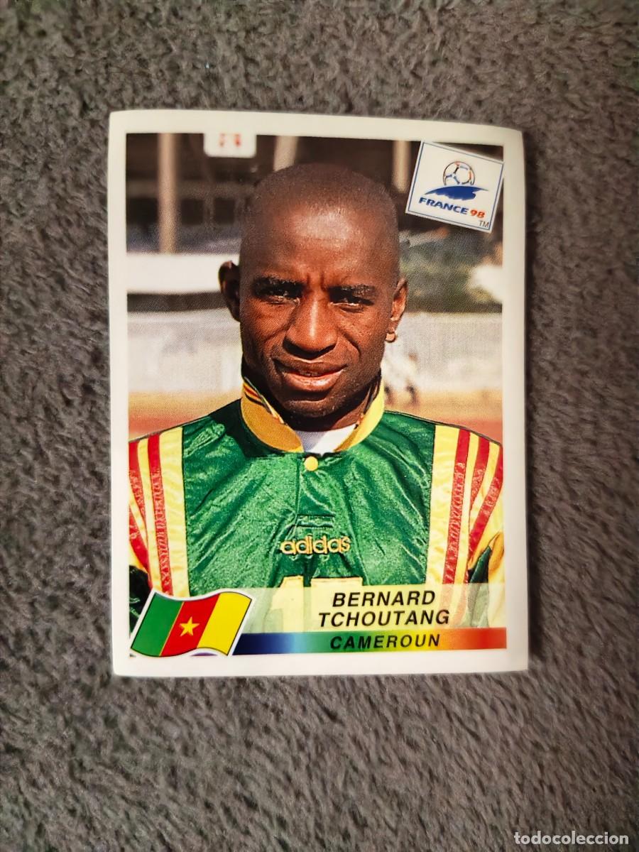 Cromos de Futebol: 133 MUNDIAL 1998 PANINI BERNARD TCHOUTANG CAMERUN - 98 WORLD CUP FRANCIA PANINI FIFA AAY