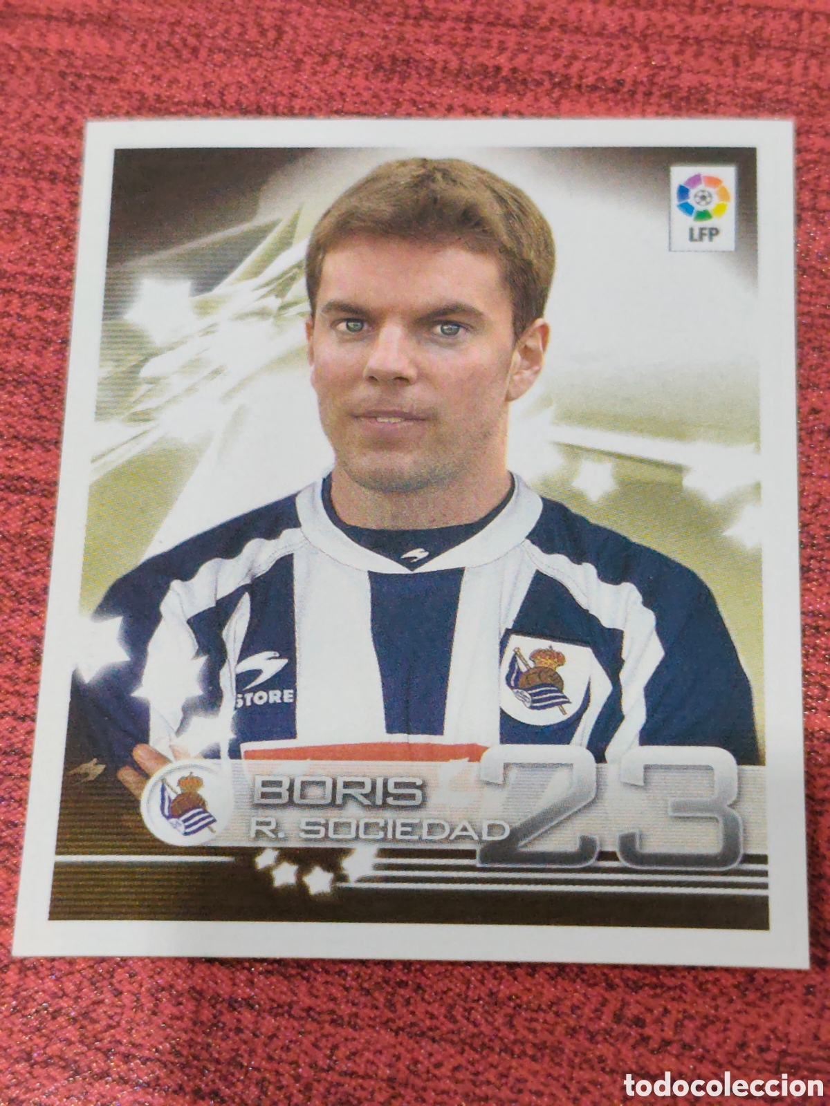 Cromos de f&uacute;tbol: 325 BORIS REAL SOCIEDAD SUPERLIGA DE ESTRELLAS 2002 2003