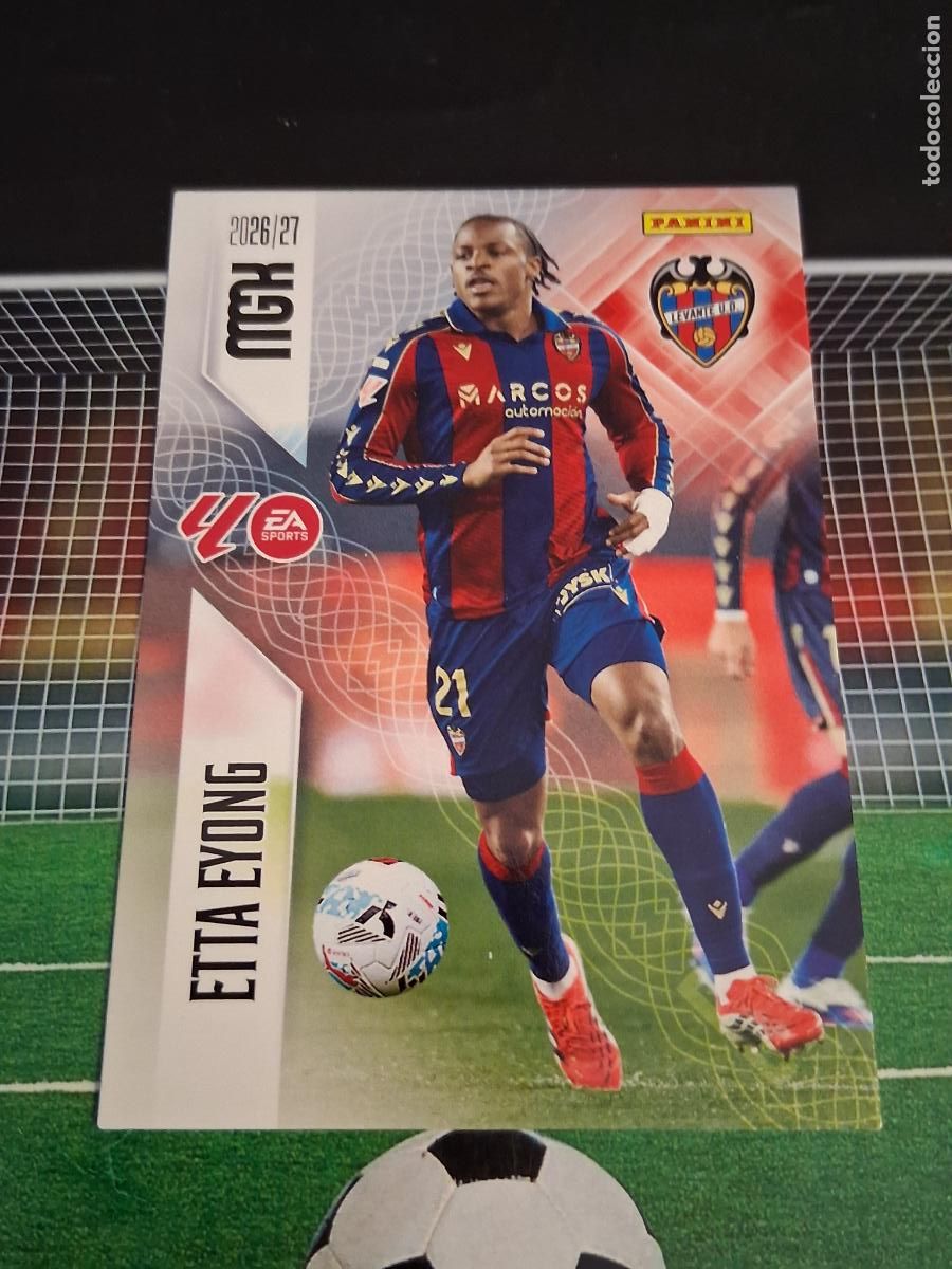 Cromos de f&uacute;tbol: 216 ETTA EYONG LEVANTE CROMOS MEGACRACKS MGK LIGA FUTBOL PANINI 2026 2027 26 27