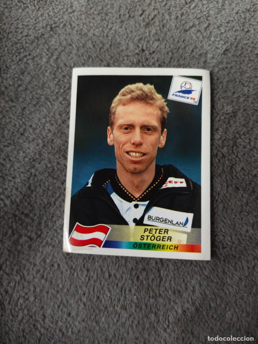 Cromos de f&uacute;tbol: 149 MUNDIAL 1998 PANINI PETER STOGER AUSTRIA - 98 WORLD CUP FRANCIA PANINI FIFA AAY