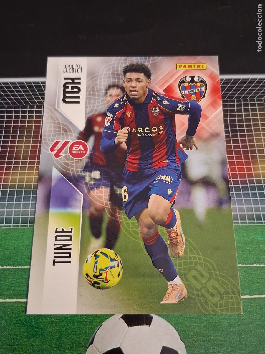 Cromos de f&uacute;tbol: 212 TUNDE LEVANTE CROMOS MEGACRACKS MGK LIGA FUTBOL PANINI 2026 2027 26 27