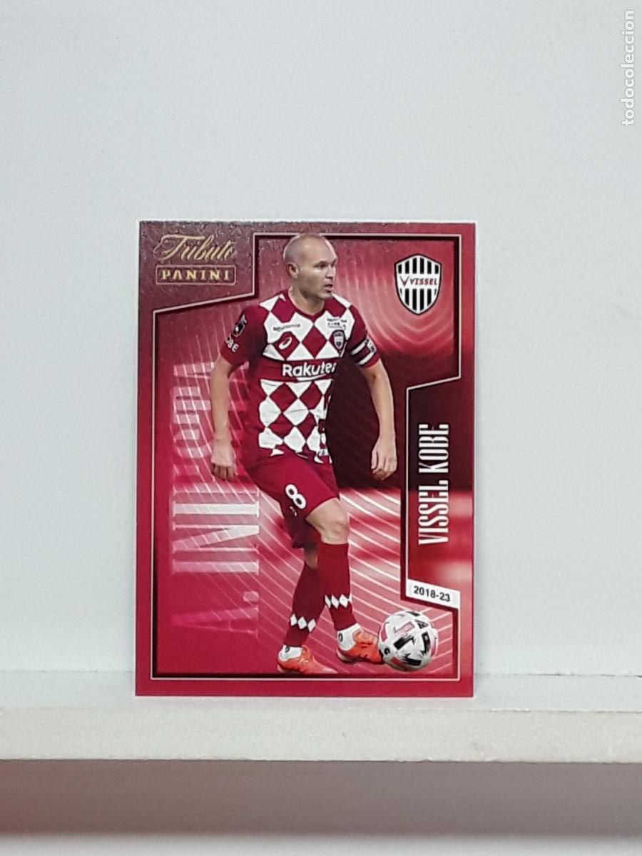 Cromos de f&uacute;tbol: TRIBUTO ANDRES INIESTA 1993 2024 93 24 ALBUM PANINI LIGA N 25 VISSEL KOBE KON'NICHIWA ANDORYU 2018