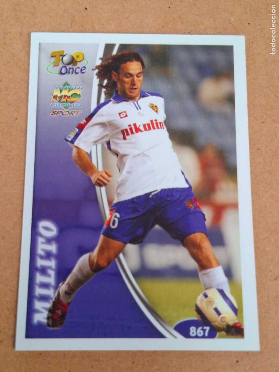 Cromos de f&uacute;tbol: MUNDICROMO 2004 2005 04 05 - 867 MILITO ( MATE ) - REAL ZARAGOZA