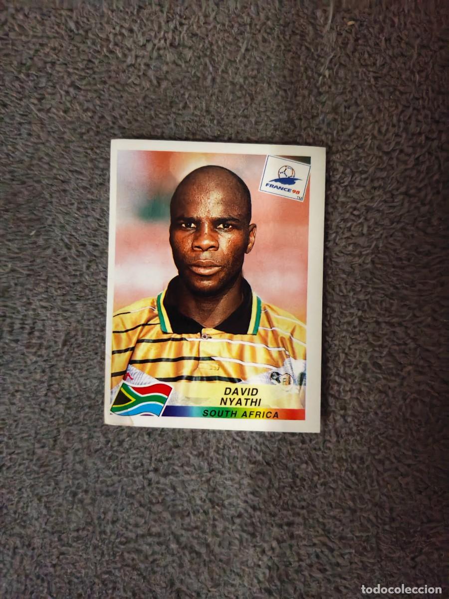 Cromos de f&uacute;tbol: 181 MUNDIAL 1998 PANINI DAVID NYATHI SOUTH AFRICA - 98 WORLD CUP FRANCIA PANINI FIFA AAY
