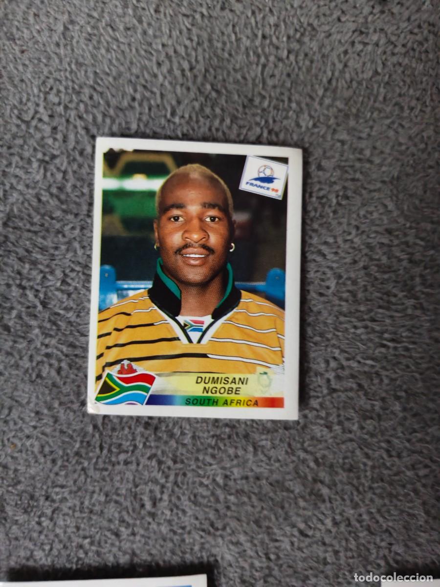 Cromos de f&uacute;tbol: 186 MUNDIAL 1998 PANINI DUMISANI NGOBE SOUTH AFRICA - 98 WORLD CUP FRANCIA PANINI FIFA AAY