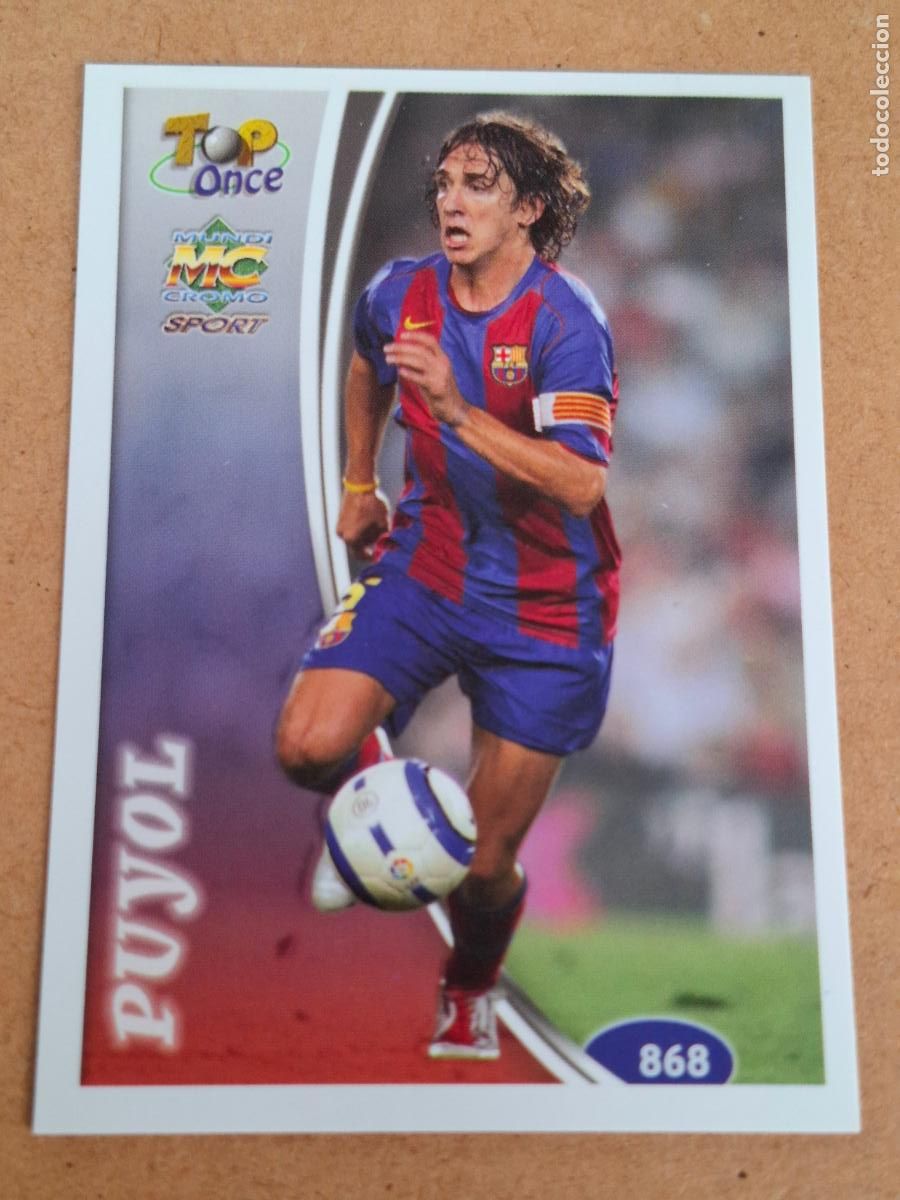 Cromos de f&uacute;tbol: MUNDICROMO 2004 2005 04 05 - 868 PUYOL ( MATE ) - FC. BARCELONA