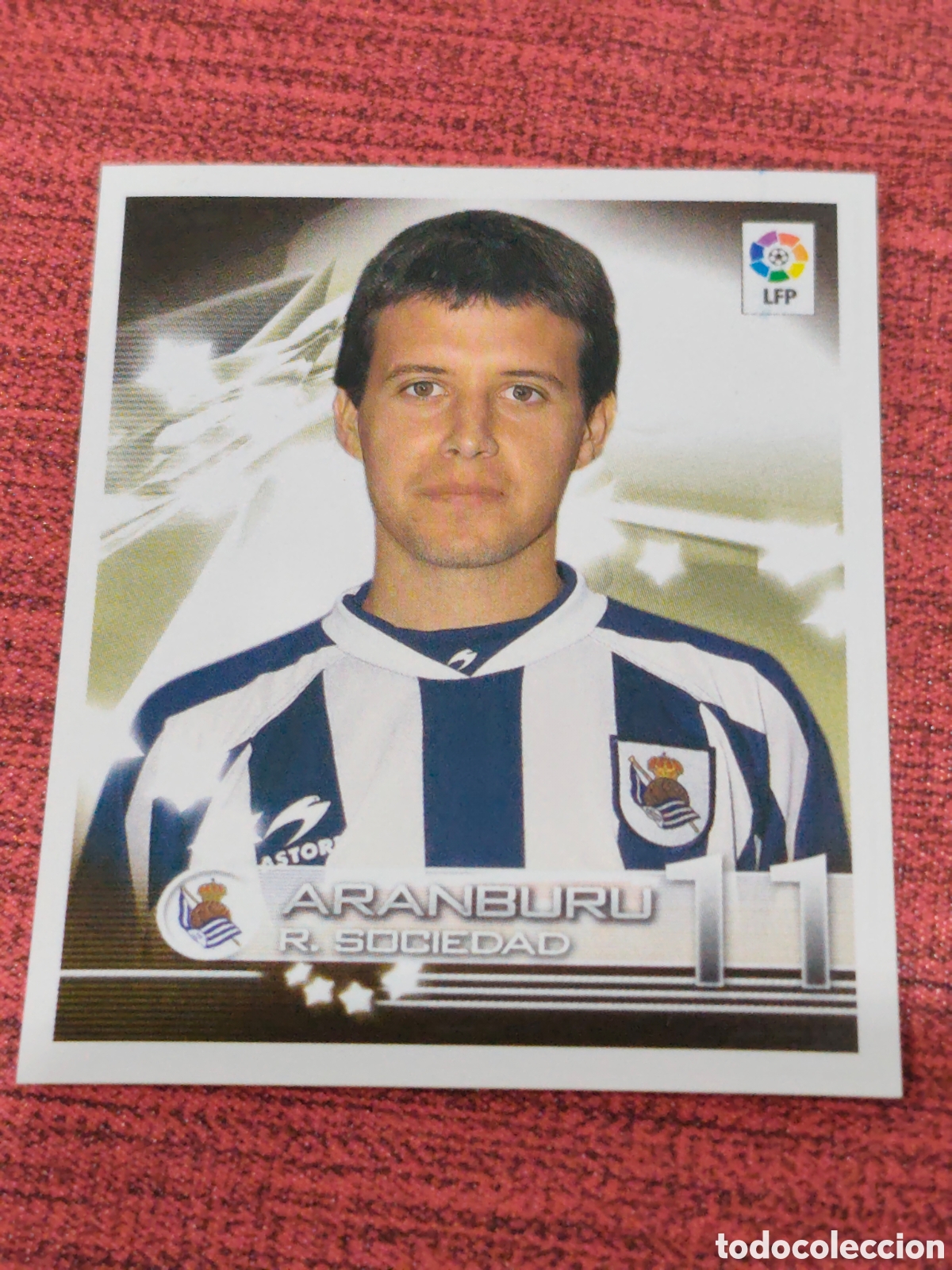 Cromos de f&uacute;tbol: 328 ARANBURU REAL SOCIEDAD SUPERLIGA DE ESTRELLAS 2002 2003