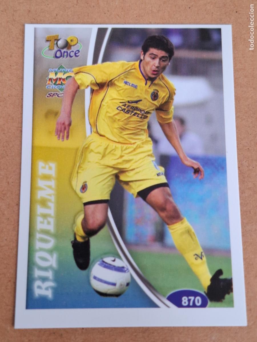 Cromos de f&uacute;tbol: MUNDICROMO 2004 2005 04 05 - 870 RIQUELME ( MATE ) - VILLARREAL CF