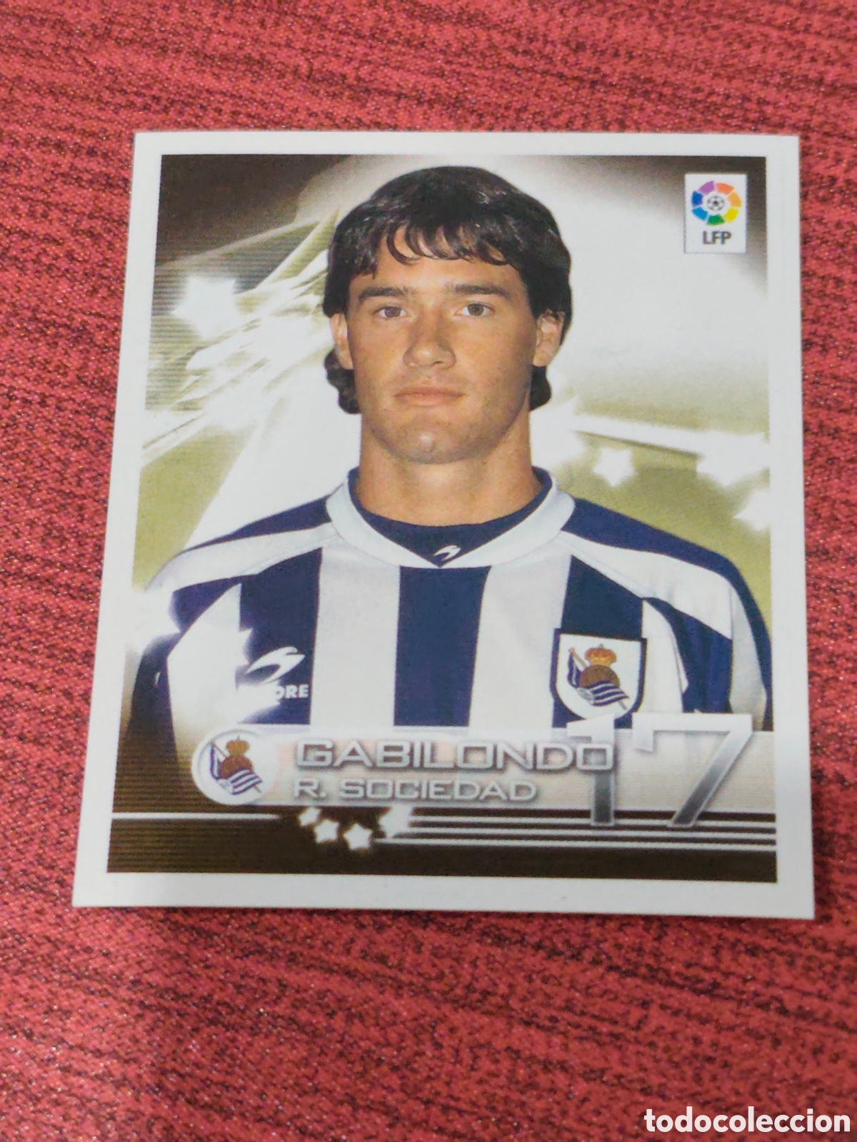 Cromos de f&uacute;tbol: 329 GABILONDO REAL SOCIEDAD SUPERLIGA DE ESTRELLAS 2002 2003