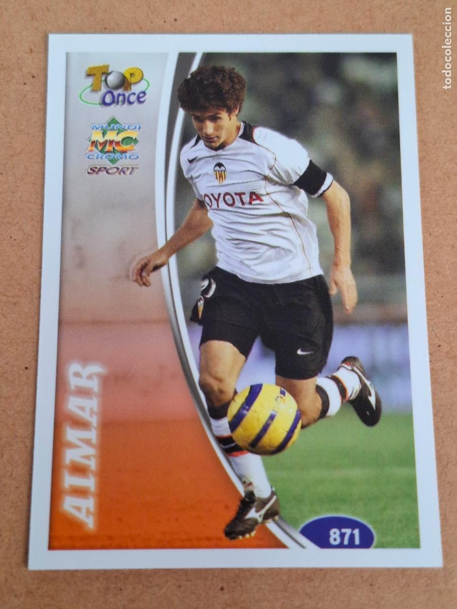 Cromos de f&uacute;tbol: MUNDICROMO 2004 2005 04 05 - 871 AIMAR ( MATE ) - VALENCIA CF