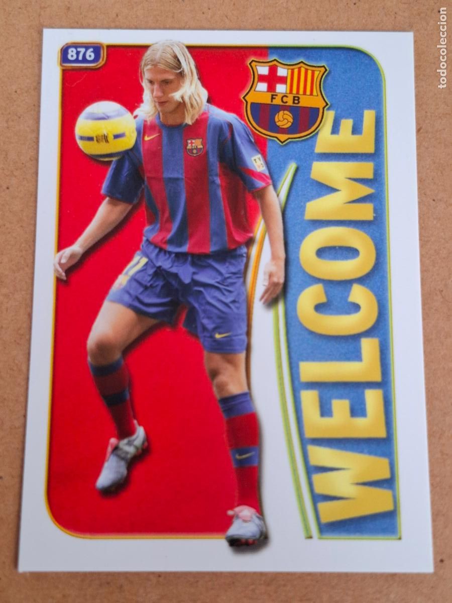 Cromos de f&uacute;tbol: MUNDICROMO 2004 2005 04 05 - 876 MAXI L&Oacute;PEZ ( MATE ) - FC. BARCELONA