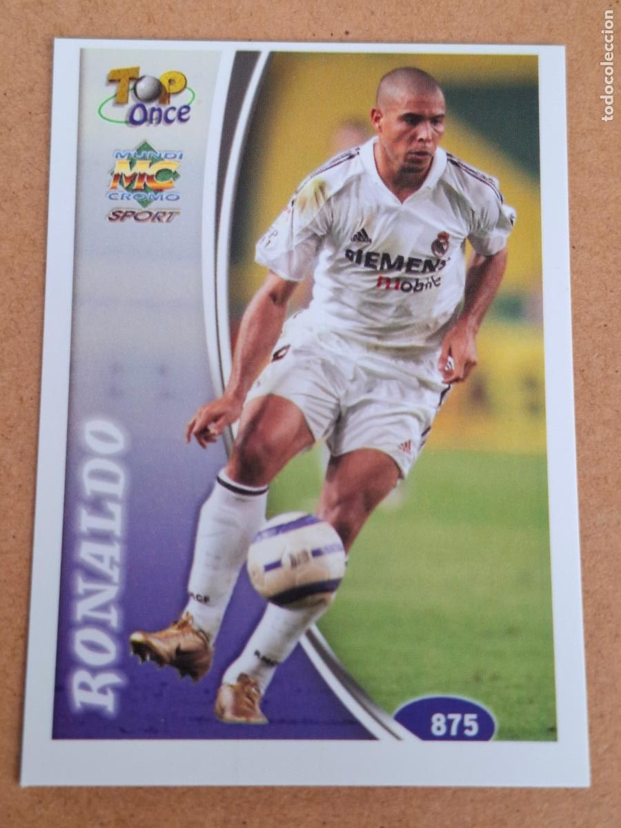 Cromos de f&uacute;tbol: MUNDICROMO 2004 2005 04 05 - 875 RONALDO ( MATE ) - REAL MADRID