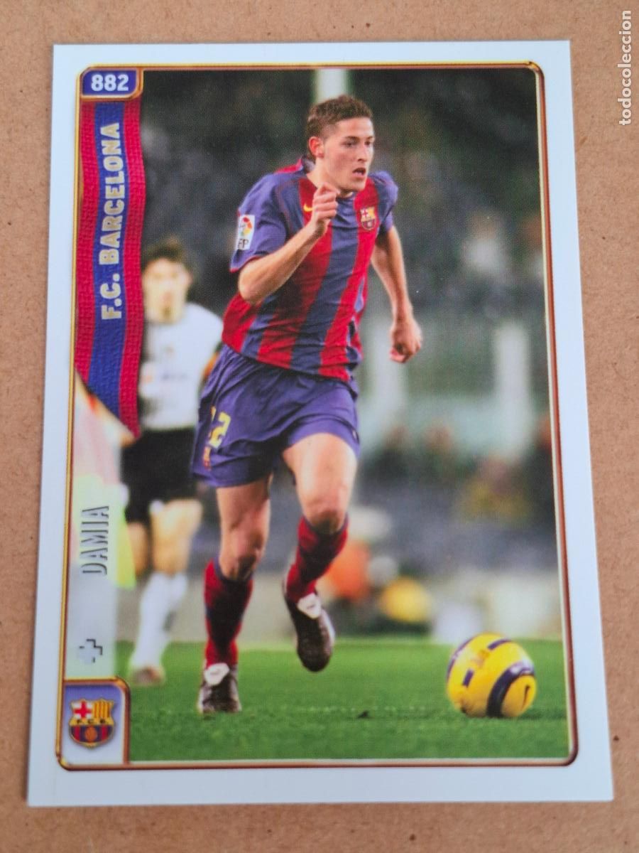 Cromos de f&uacute;tbol: MUNDICROMO 2004 2005 04 05 - 882 DAMI&Agrave; - FC. BARCELONA