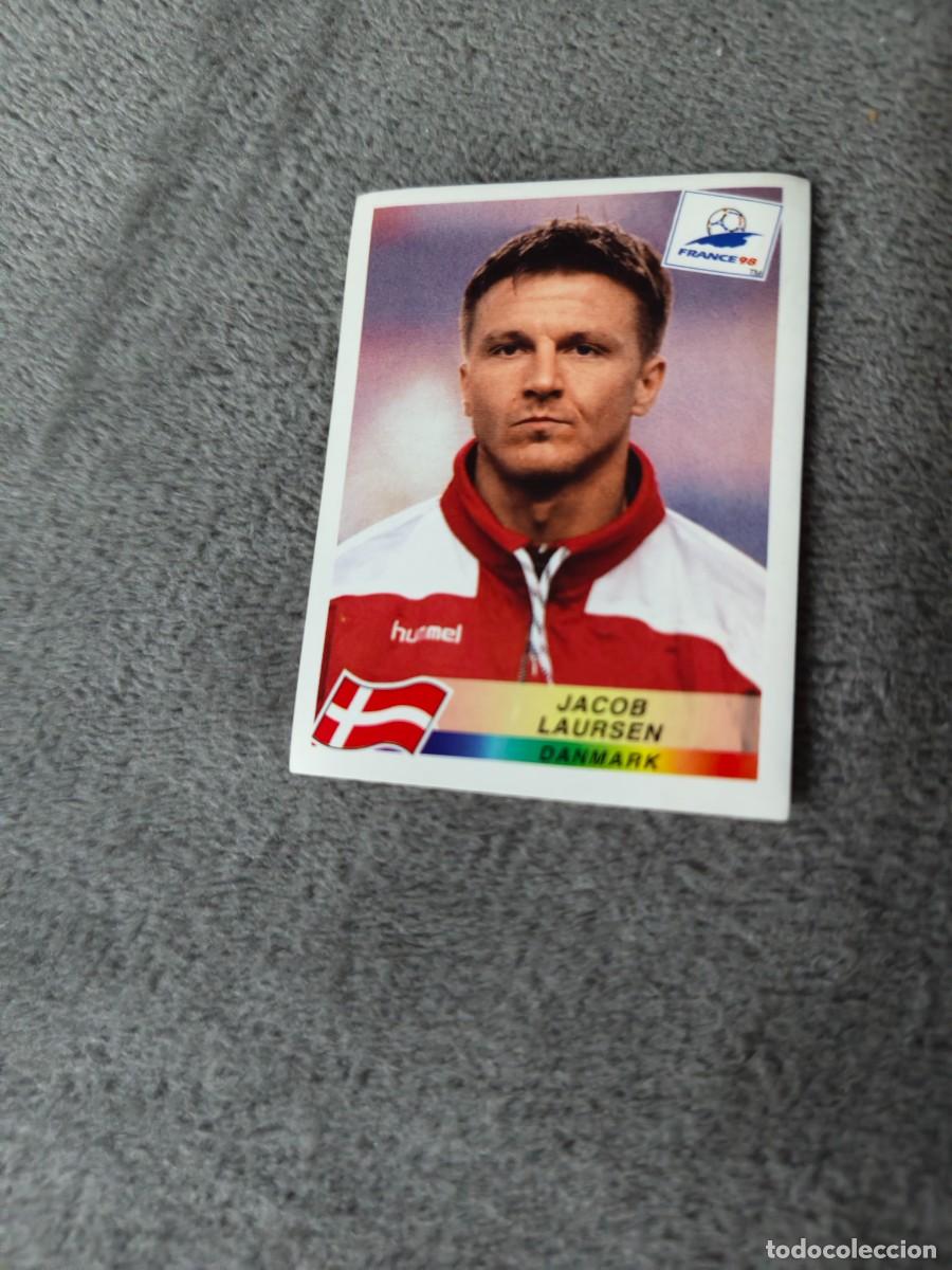 Cromos de f&uacute;tbol: 213 MUNDIAL 1998 PANINI JACOB LAURSEN DINAMARCA - 98 WORLD CUP FRANCIA PANINI FIFA AAY