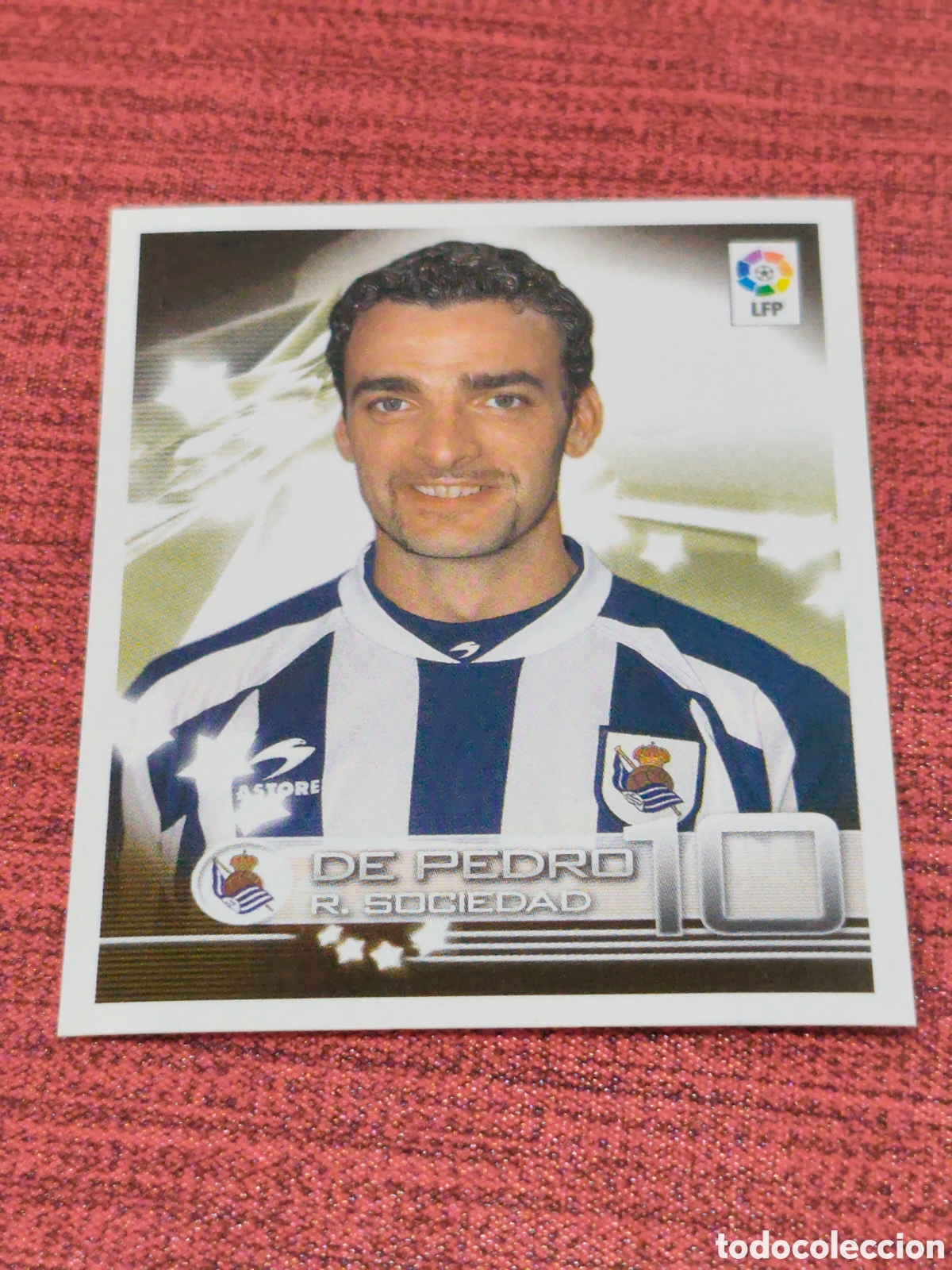 Cromos de f&uacute;tbol: 333 DE PEDRO REAL SOCIEDAD SUPERLIGA DE ESTRELLAS 2002 2003