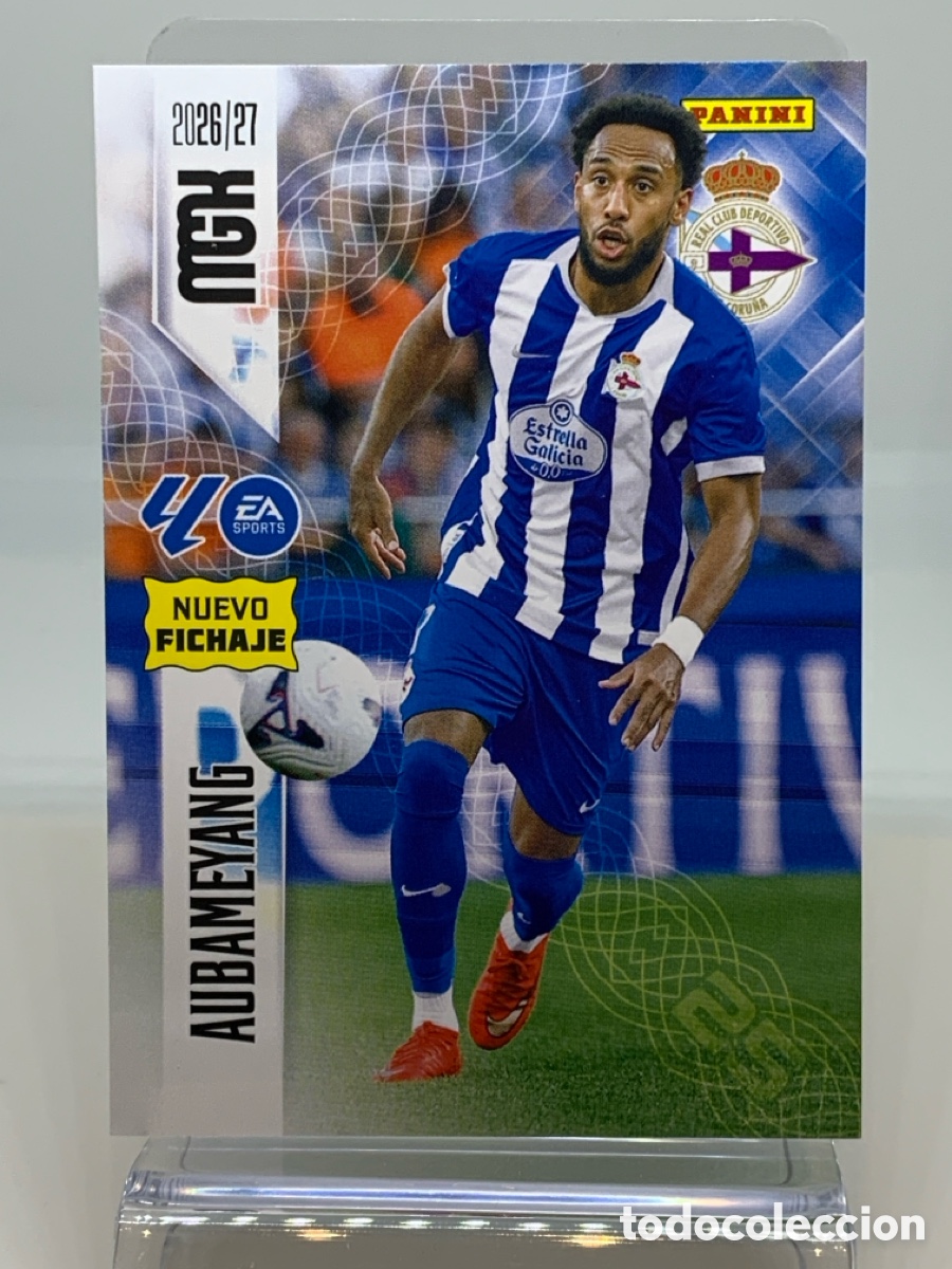 Cromos de f&uacute;tbol: 485-. Aubameyang - Real Club Deportivo 2 &ordf; SEGUNDA EDICI&Oacute;N - MEGACRACKS 2026 2027 - 26 27 MGK