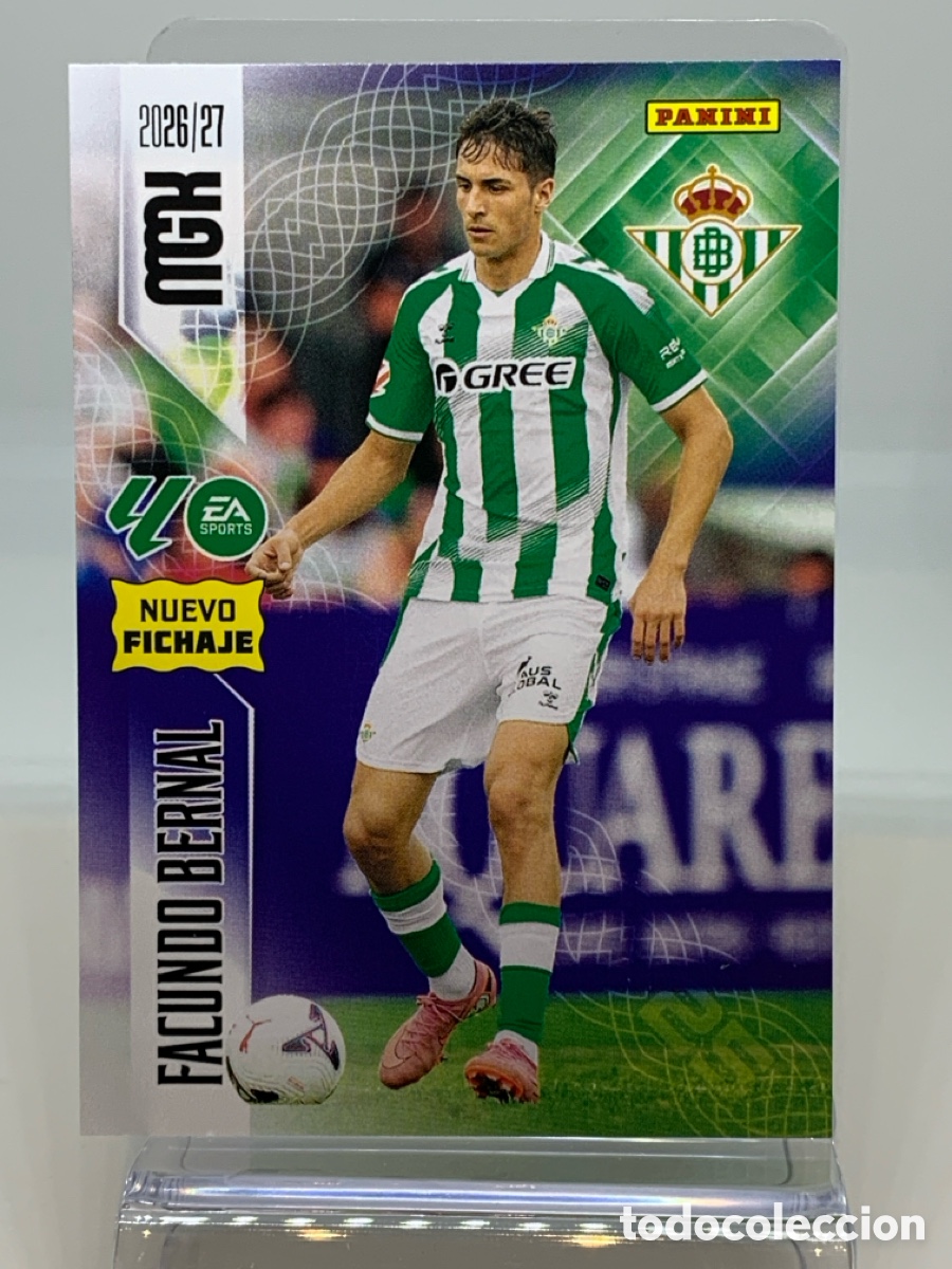Cromos de f&uacute;tbol: 484-. Facundo Bernal - Real Betis 2 &ordf; SEGUNDA EDICI&Oacute;N - MEGACRACKS 2026 2027 - 26 27 MGK