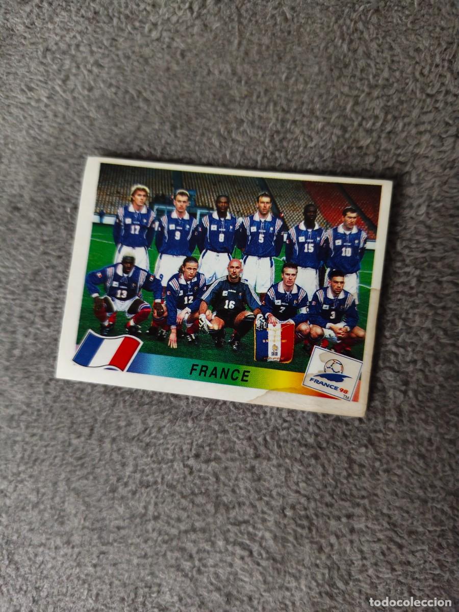 Cromos de f&uacute;tbol: 156 MUNDIAL 1998 PANINI PLANTILLA TEAM FRANCE FRANCE - 98 WORLD CUP FRANCIA PANINI FIFA AAY