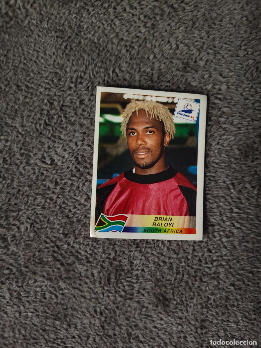 Cromos de f&uacute;tbol: 176 MUNDIAL 1998 PANINI BRIAN BALOYI SUDAFRICA - 98 WORLD CUP FRANCIA PANINI FIFA AAY