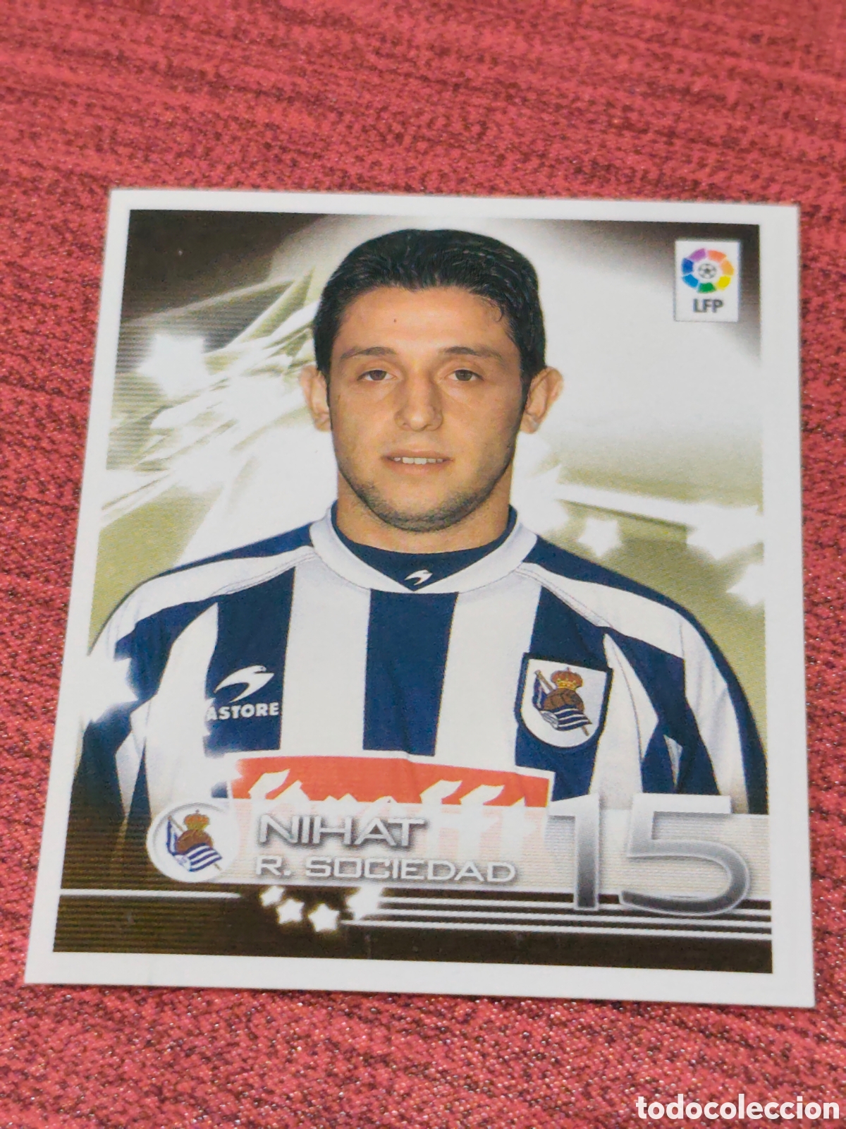 Cromos de f&uacute;tbol: 335 NIHAT REAL SOCIEDAD SUPERLIGA DE ESTRELLAS 2002 2003