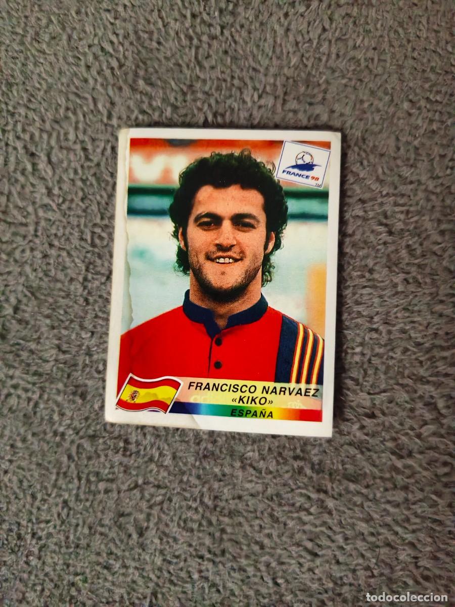 Cromos de f&uacute;tbol: 242 MUNDIAL 1998 PANINI FRANCISCO NARVAEZ &rdquo;KIKO&rdquo; ESPA&Ntilde;A - 98 WORLD CUP FRANCIA PANINI FIFA AAY