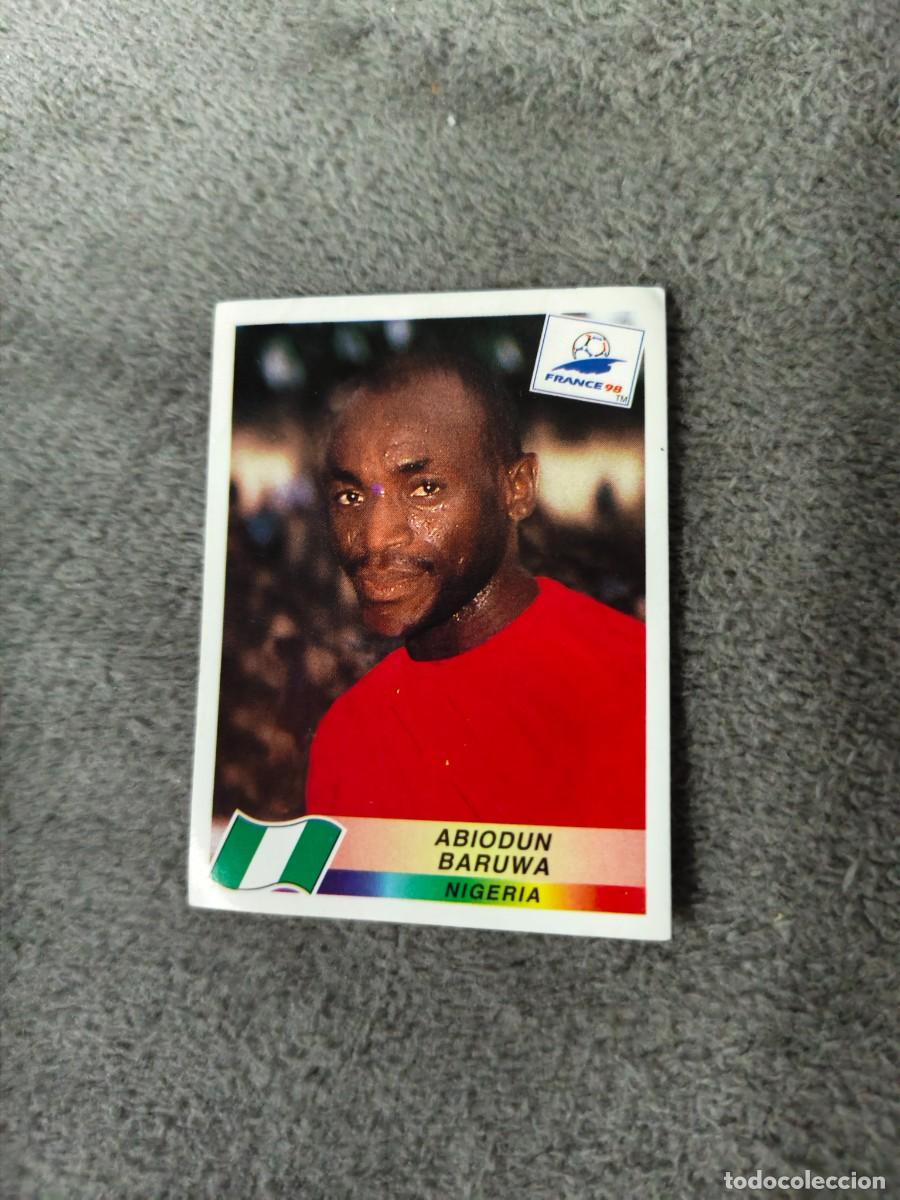 Cromos de f&uacute;tbol: 247 MUNDIAL 1998 PANINI ABIODUN BARUWA NIGERIA - 98 WORLD CUP FRANCIA PANINI FIFA AAY