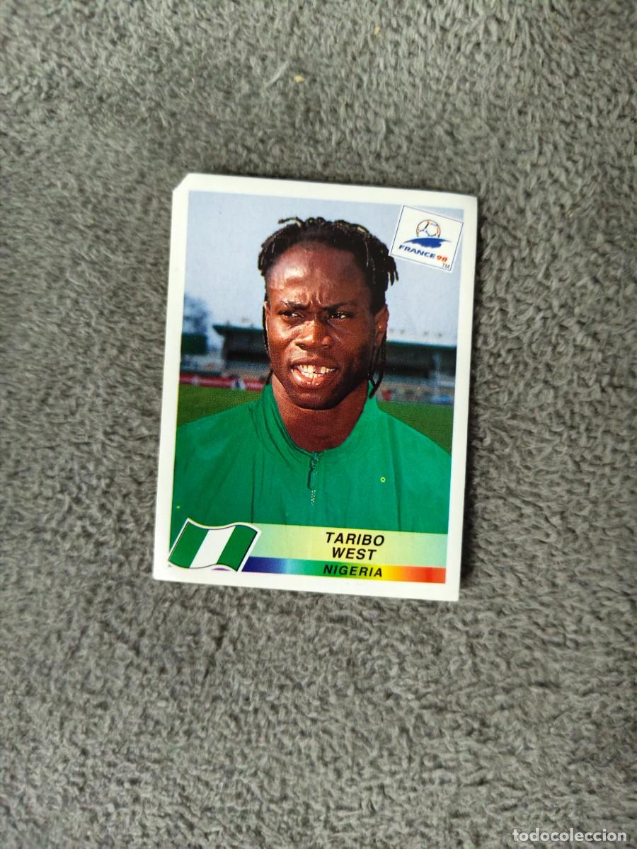 Cromos de f&uacute;tbol: 248 MUNDIAL 1998 PANINI TARIBO WEST NIGERIA - 98 WORLD CUP FRANCIA PANINI FIFA AAY