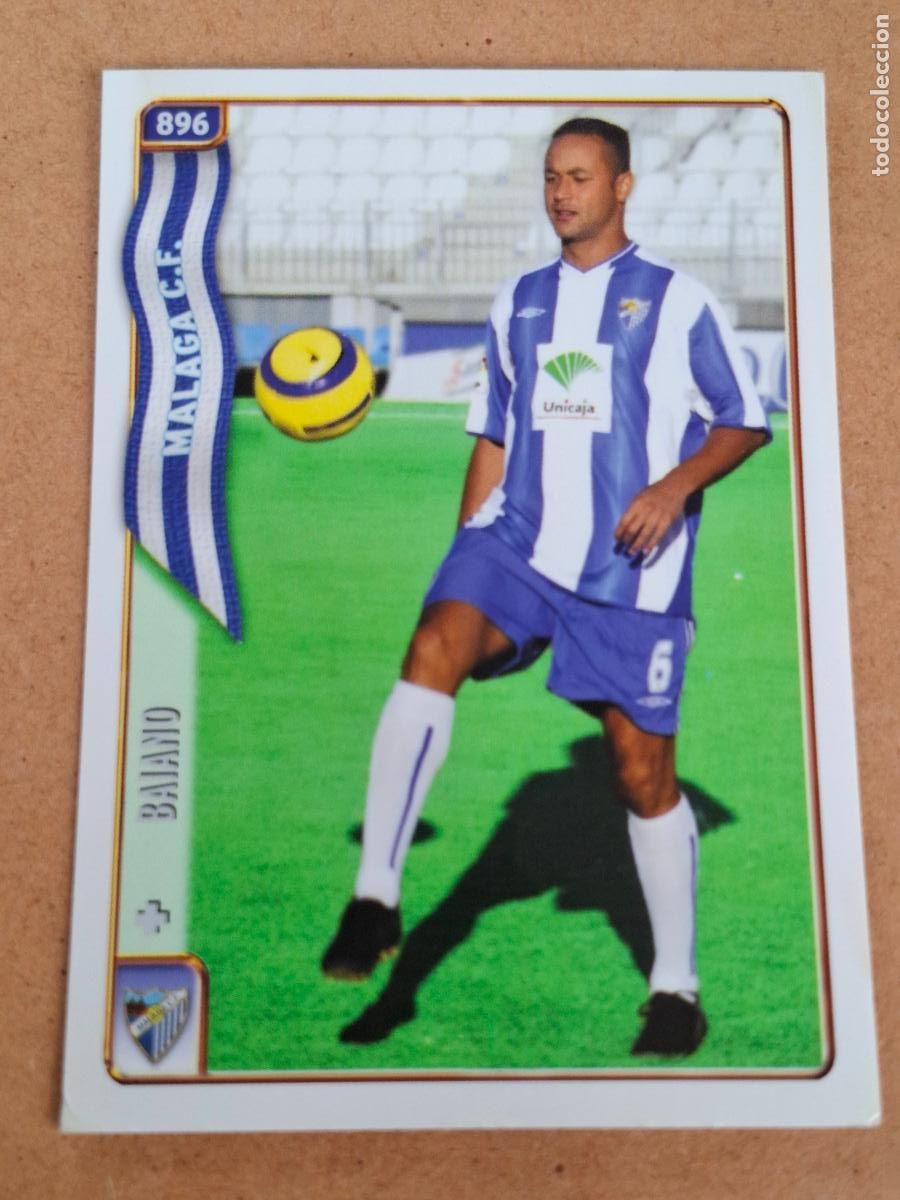 Cromos de f&uacute;tbol: MUNDICROMO 2004 2005 04 05 - 896 BAIANO - M&Aacute;LAGA CF