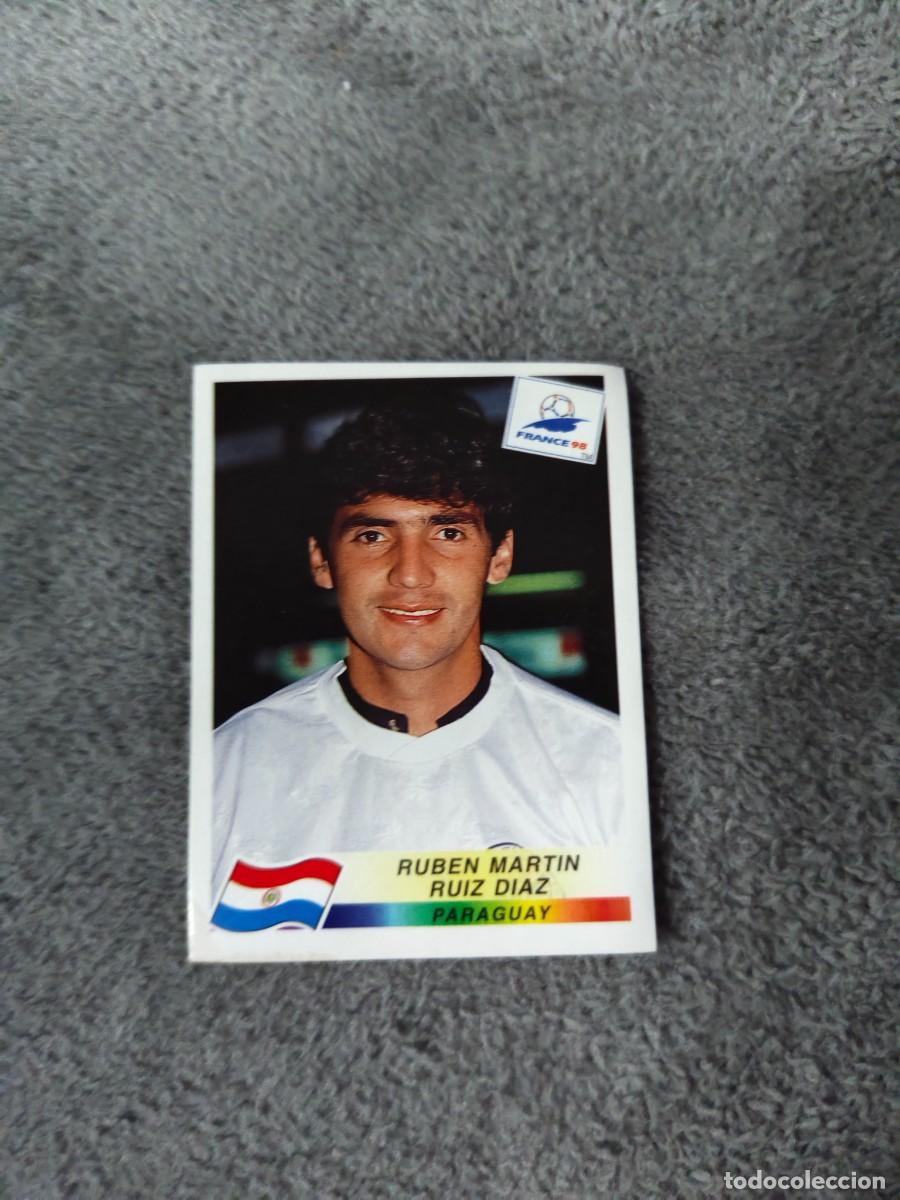 Cromos de f&uacute;tbol: 280 MUNDIAL 1998 PANINI RUBEN MARTIN RUIZ DIAZ PARAGUAY - 98 WORLD CUP FRANCIA PANINI FIFA AAY