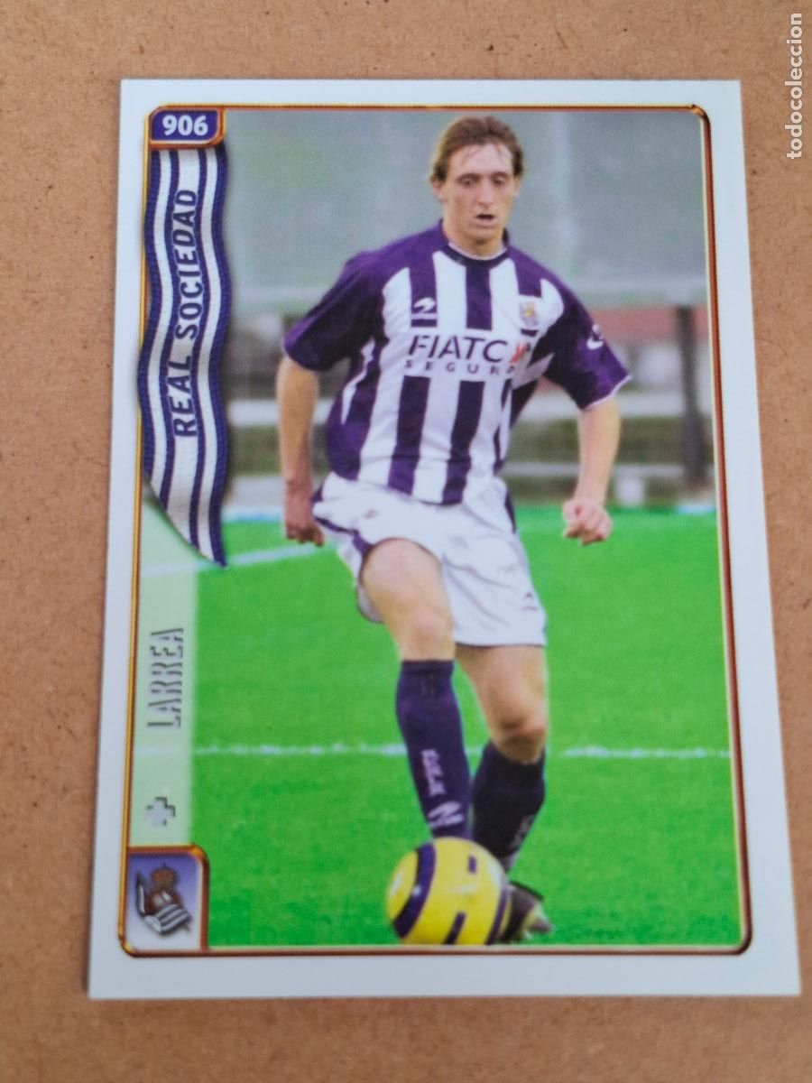 Cromos de f&uacute;tbol: MUNDICROMO 2004 2005 04 05 - 906 LARREA - REAL SOCIEDAD
