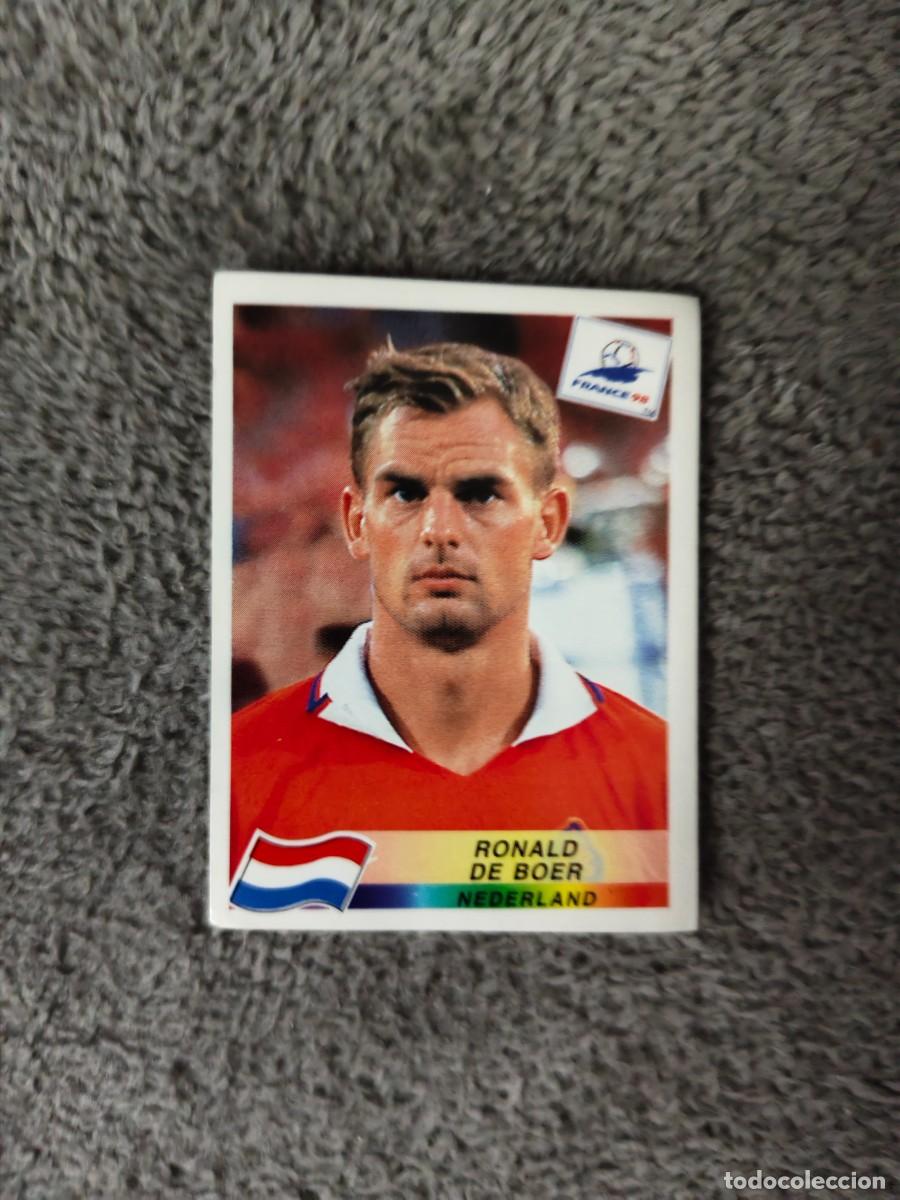 Cromos de f&uacute;tbol: 308 MUNDIAL 1998 PANINI RONALD DE BOER HOLANDA - 98 WORLD CUP FRANCIA PANINI FIFA AAY