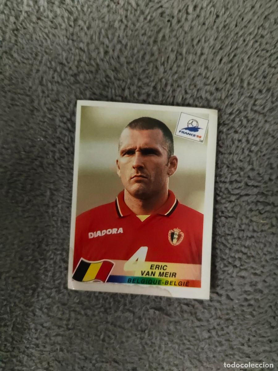 Cromos de f&uacute;tbol: 321 MUNDIAL 1998 PANINI ERIC VAN MEIR BELGIUM - 98 WORLD CUP FRANCIA PANINI FIFA AAY