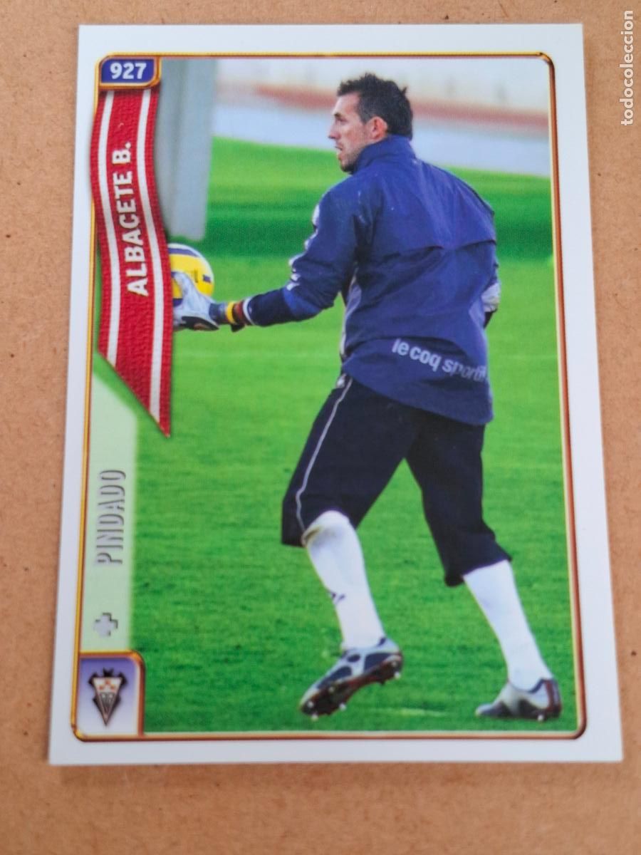 Cromos de f&uacute;tbol: MUNDICROMO 2004 2005 04 05 - 927 PINDADO - ALBACETE BALOMPIE