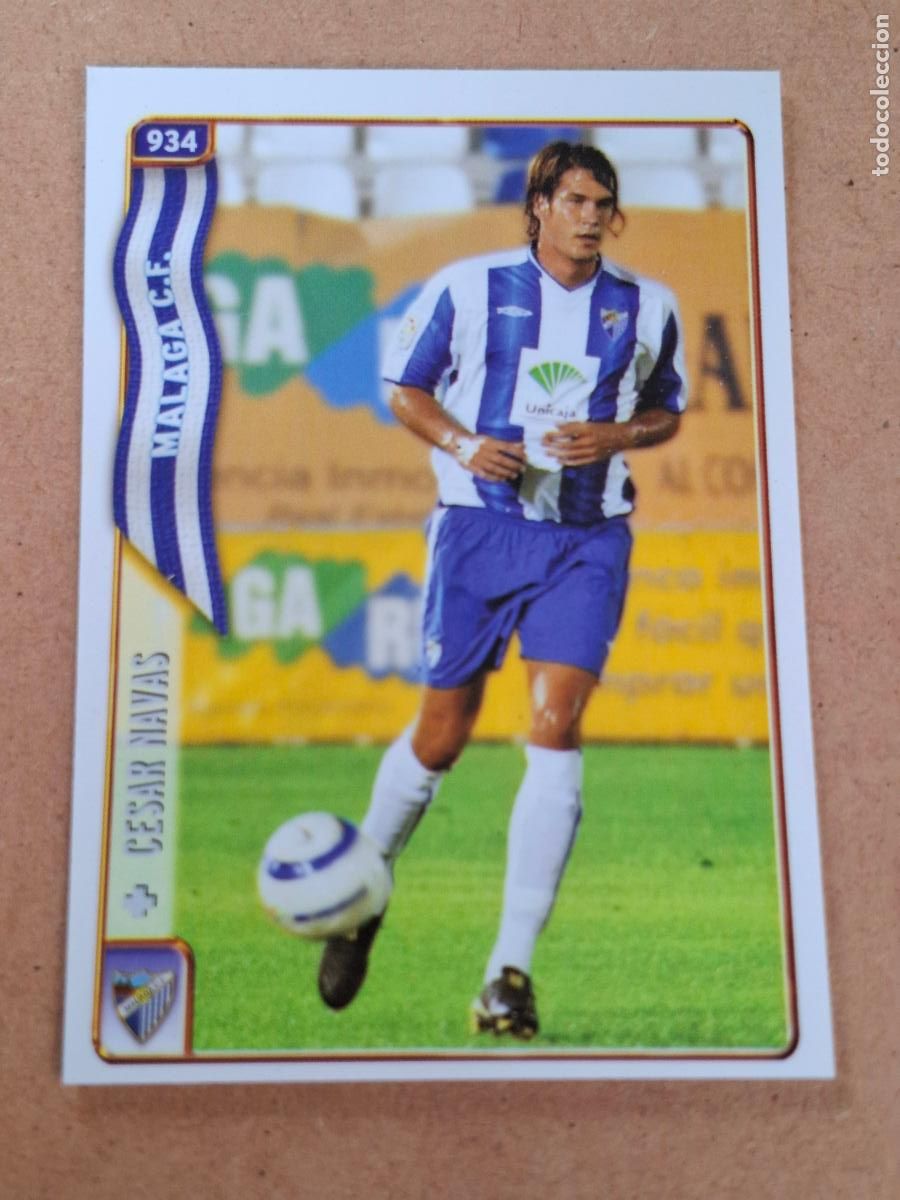Cromos de f&uacute;tbol: MUNDICROMO 2004 2005 04 05 - 934 C&Eacute;SAR NAVAS - M&Aacute;LAGA CF
